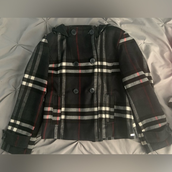 PUSCO brazilian brand black and red plaid jacket - Picture 3 of 4